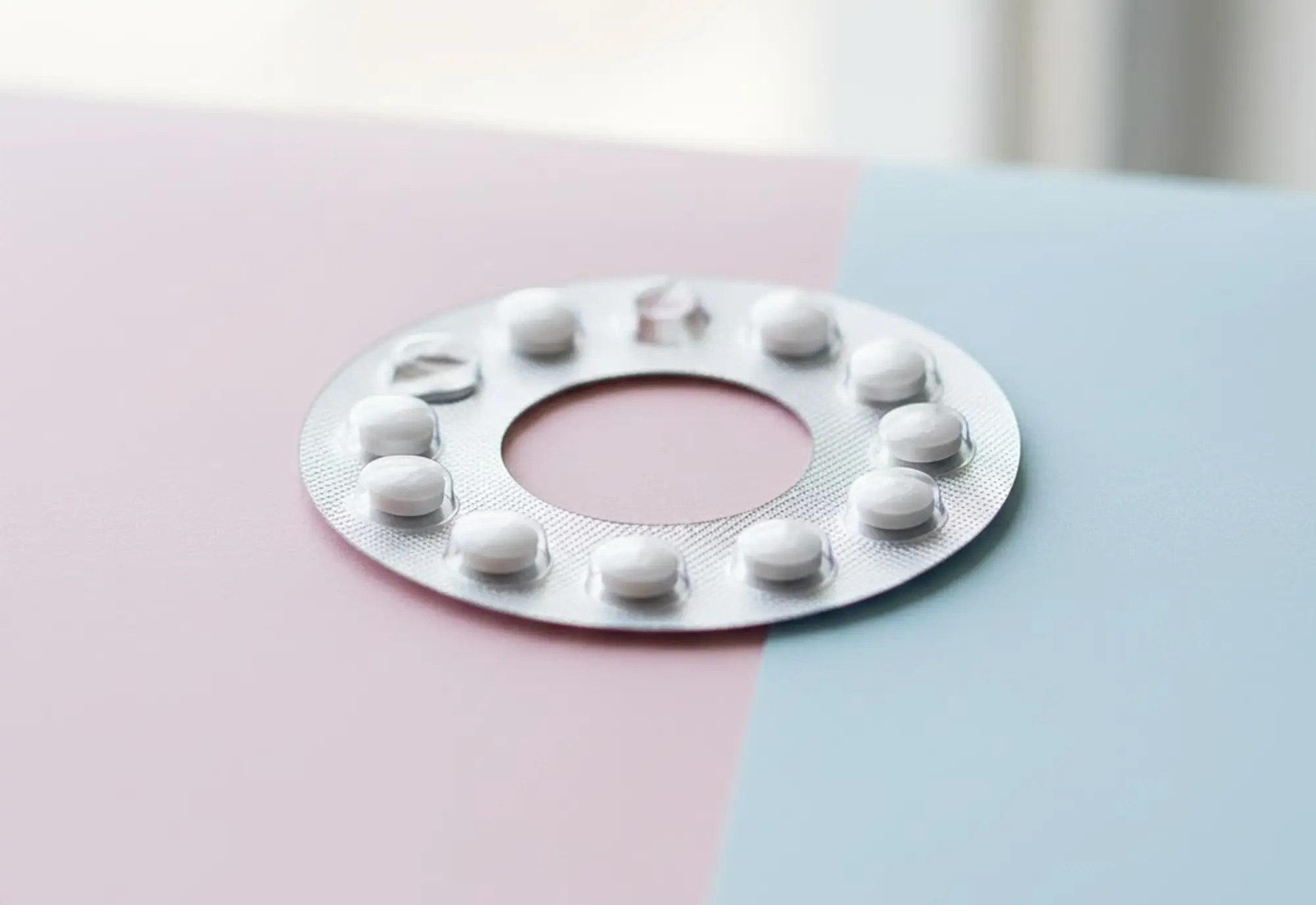 circular birth control blister pack