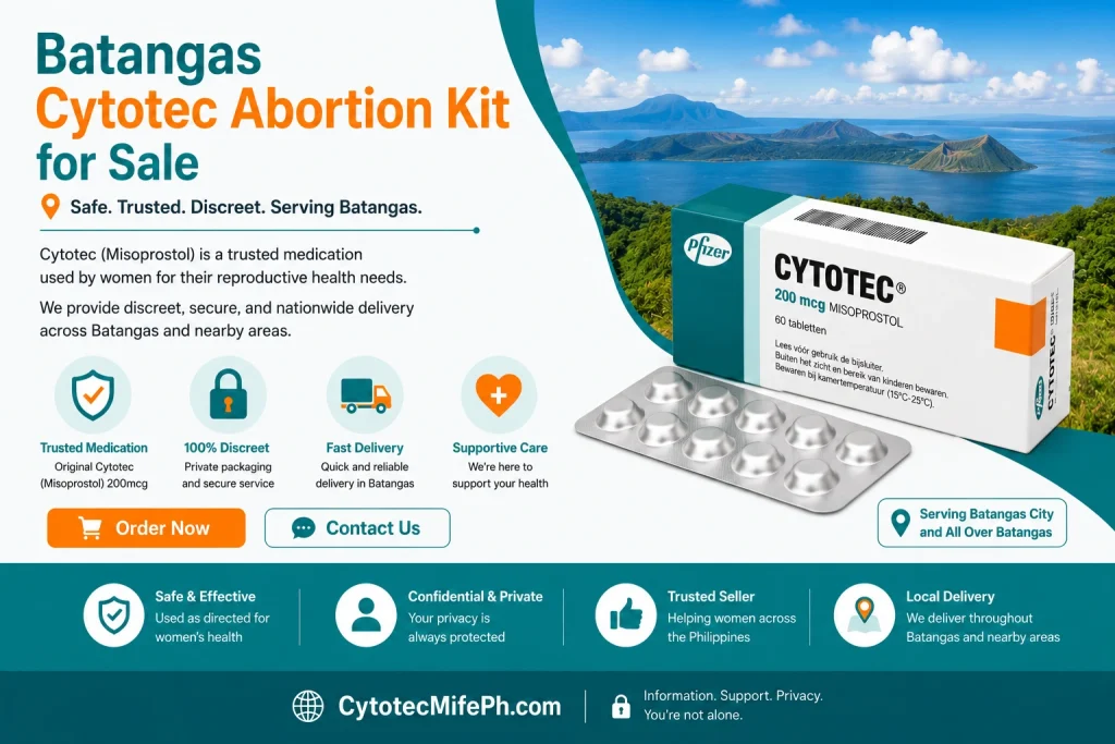 Batangas Cytotec Abortion Kit for Sale