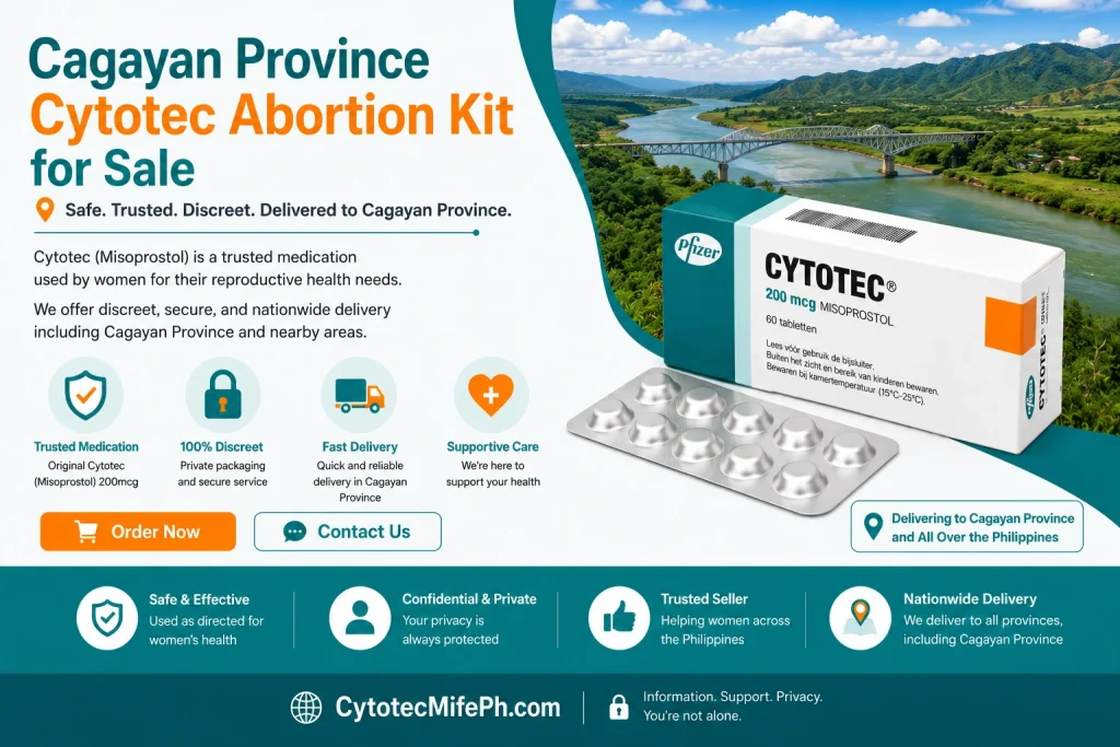 Cagayan Province Cytotec Abortion Kit for Sale