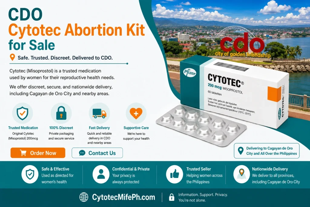CDO Cytotec Abortion Kit for Sale