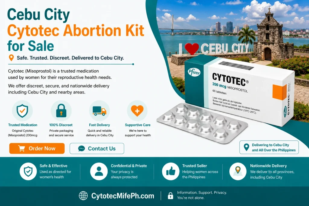 Cebu City Cytotec Abortion Kit for Sale