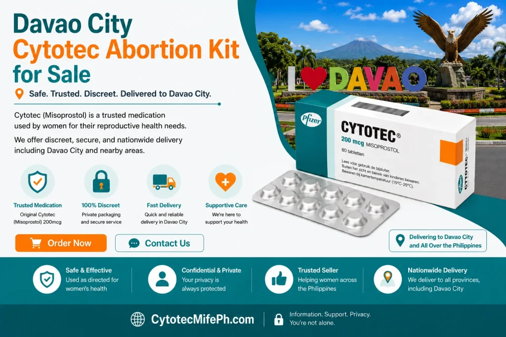 Davao City Cytotec Abortion Kit for Sale