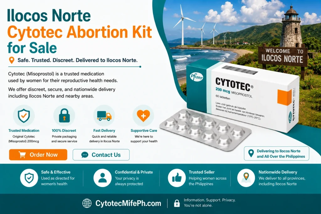 Ilocos Norte Cytotec Abortion Kit for Sale