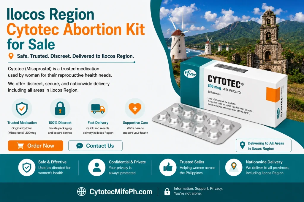 Ilocos Region Cytotec Abortion Kit for Sale