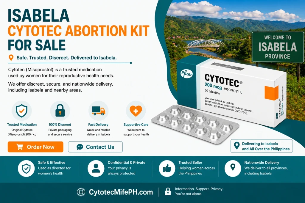 Isabela Cytotec Abortion Kit for Sale