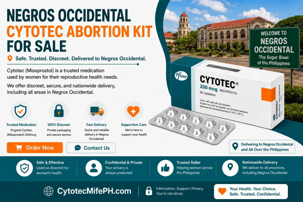 Negros Occidental Cytotec Abortion Kit for Sale