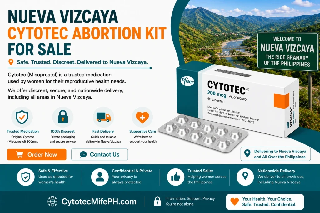 Nueva Vizcaya Cytotec Abortion Kit for Sale