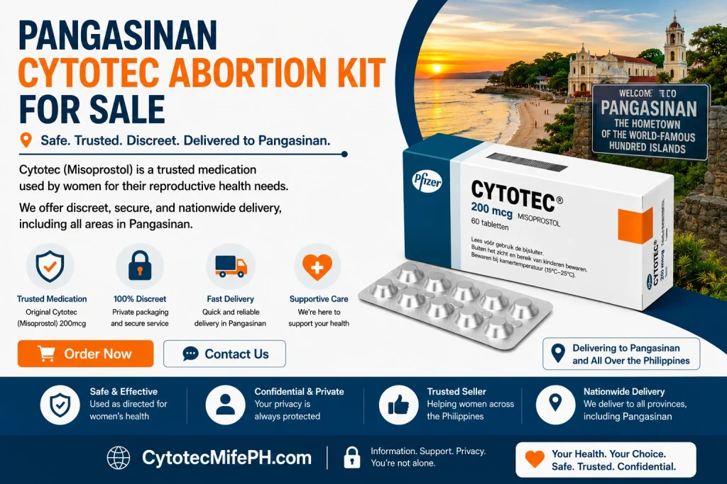 Pangasinan Cytotec Abortion Kit for Sale