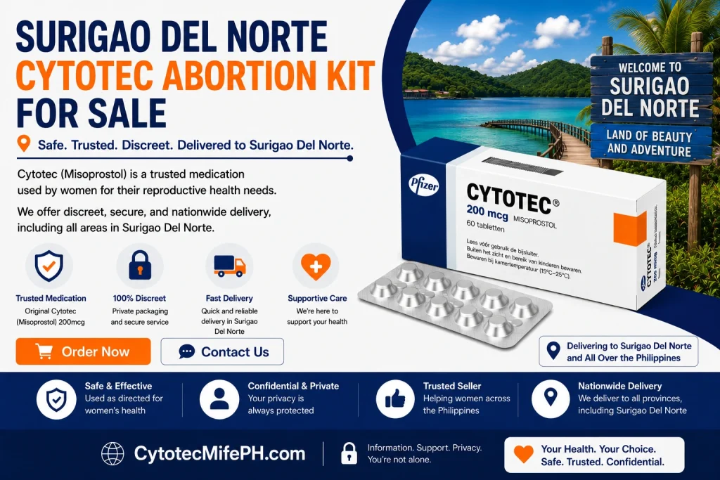 Surigao Del Norte Cytotec Abortion Kit for Sale
