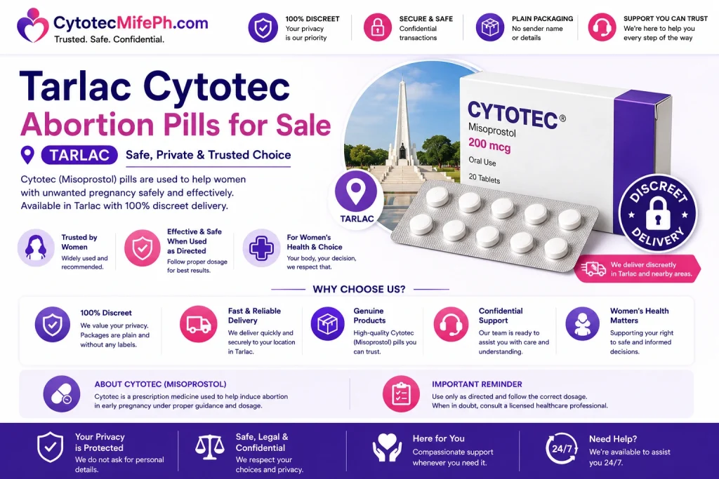 Tarlac City Cytotec Abortion Kit for Sale